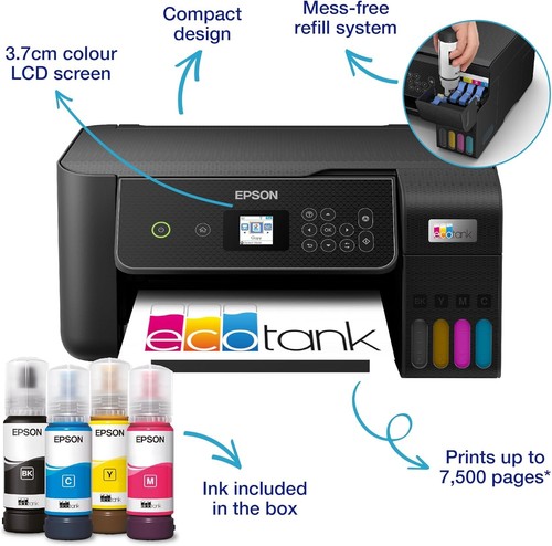 Epson ET-2750/28 WLAN Color All-in-One Drucker + Top Zustand