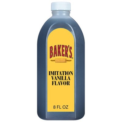 6x Baker's Imitation Vanilla Flavor 8oz Extracts & Flavorings New Fresh Stock
