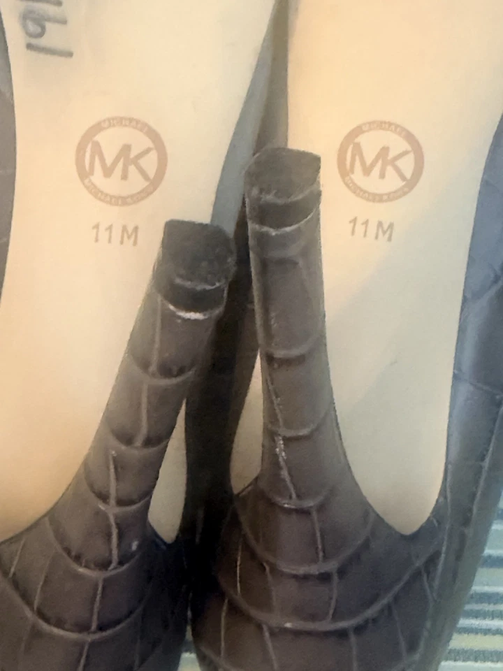 Botín Michael Kors York Gamuza Plataforma Gris Mujer Talla 11 Nuevo Foto 2 de 2