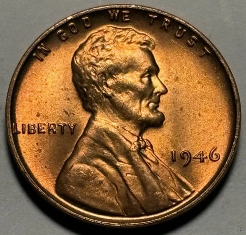 1946 Lincoln Wheat Cent — Uncirculated MS Red 🔥 Exact Coin