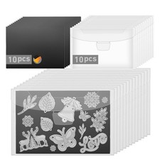 KKJCXY 20pcs Magnetic Sheets for Dies No storage box, 10 sheets 10 bags