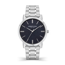 Kenneth Cole Men's Watch Quartz Black Dial Stainless Steel Bracelet KCWGG2171104