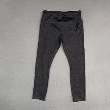 RBX Active Wear Leggings Pants Women’s Large Gray Ankle Compression Stretch