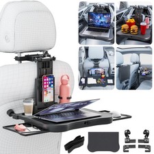 Car Desk Steering Wheel Foldable Tray Cupholder Phone Tablet Travel Kids XL