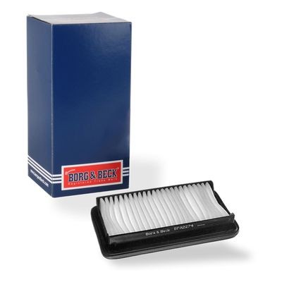 BORG & BECK BFA2274 Air Filter 227mm Length Fits Fiat Sedici Suzuki SX4