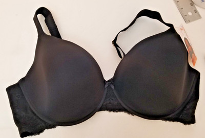 Joy Spun Ladies Black Bra, 46DD. NEW, Underwired.