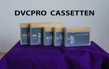 Videocassetten DVC PRO von Panasonic und Fuji mehrere L&auml;ngen, Preis per St&uuml;ck
