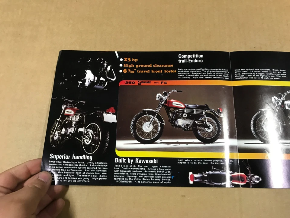 复古川崎 250 Sidewinder/185 Bushwhacker代理销售员手册 — 第 2/4 张图片
