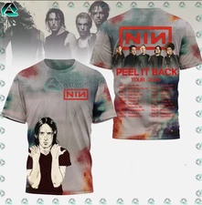 Nine Inch Nails Peel It Back 2025 Tour AOP 3D T-Shirt 2 side DO2593