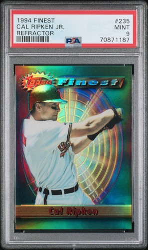 1994 Topps Finest #235 Cal Ripken Jr. Refractor PSA 9 Baltimore Orioles HOF
