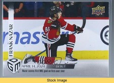 2023-24 Upper Deck Game Dated Moments Debut /1199 Frank Nazar #88 READ q2c