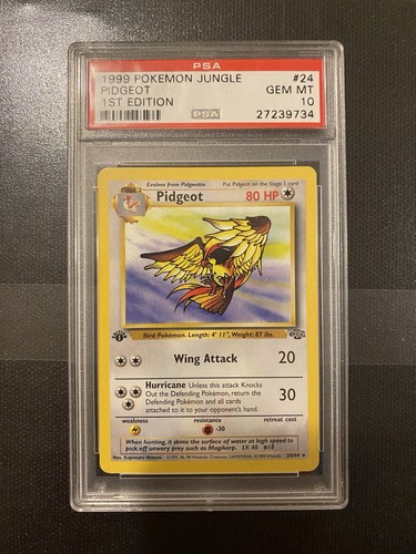 Pidgeot (1st Edition) graded PSA 10 for sale on eBay