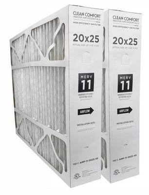 Goodman AMP-11-2025-45 (2-Pack) - 20'' x 25'' x 4.5'' Clean Comfort Air Filter M11