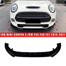 Frontspoiler Splitter Lippe Für Mini Cooper S JCW F55 F56 F57 2014-2021 Schwarz