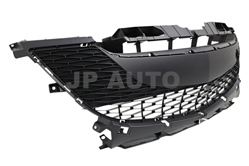 For 2010 2011 Mazda 3 Bumper Grille Grill Textured - Image 4 of 4