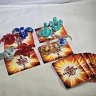 Vintage Bakugan Battle Brawlers B2 Lot of 8 Figures with cards