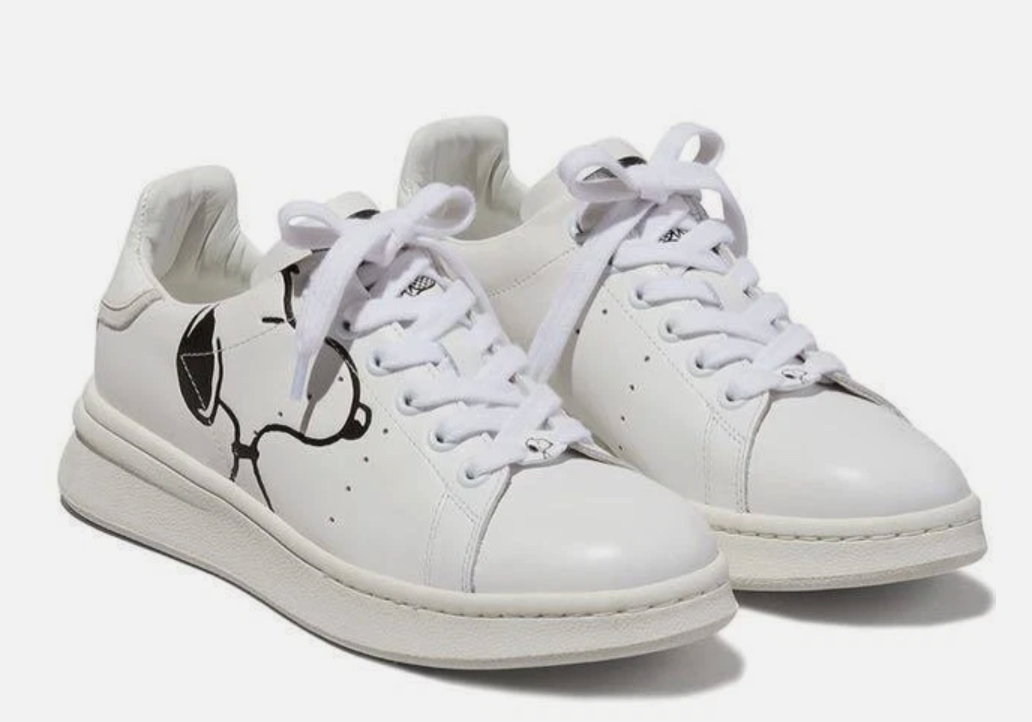 MARC JACOBS x Snoopy Collaboration Leather Womens Sneakers EU 35