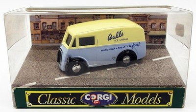 Corgi 1/43 Scale Diecast Model Van D983 - Morris J Van - Wall's Ice Cream