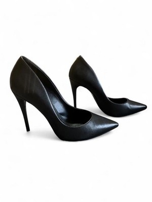 Steve Madden Black Pointed Toe Stiletto Pumps Size 6/7