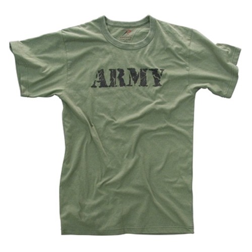 US Army T-shirt Vintage Olive Drab (OD 