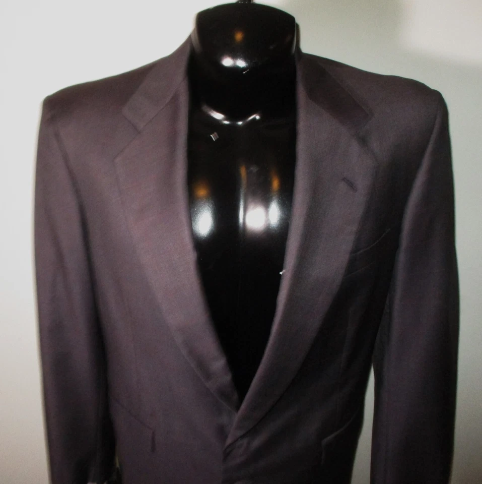 NEIMAN MARCUS Gray Wool 2 Pc Suit Men's Size 43 Long, 38X32 - Image 3 of 4