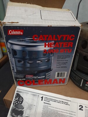 Coleman 3000 BTU Catalytic Heater 518E499 Quick Lite Flameless