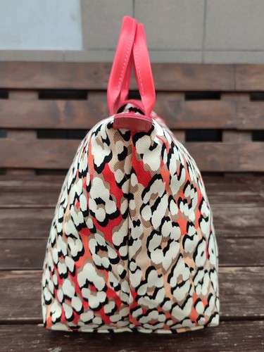 Limited Edition Longchamp Ile Aux Pantheres Coral Tote Bag Large Handbag Leopard - Picture 16 of 22