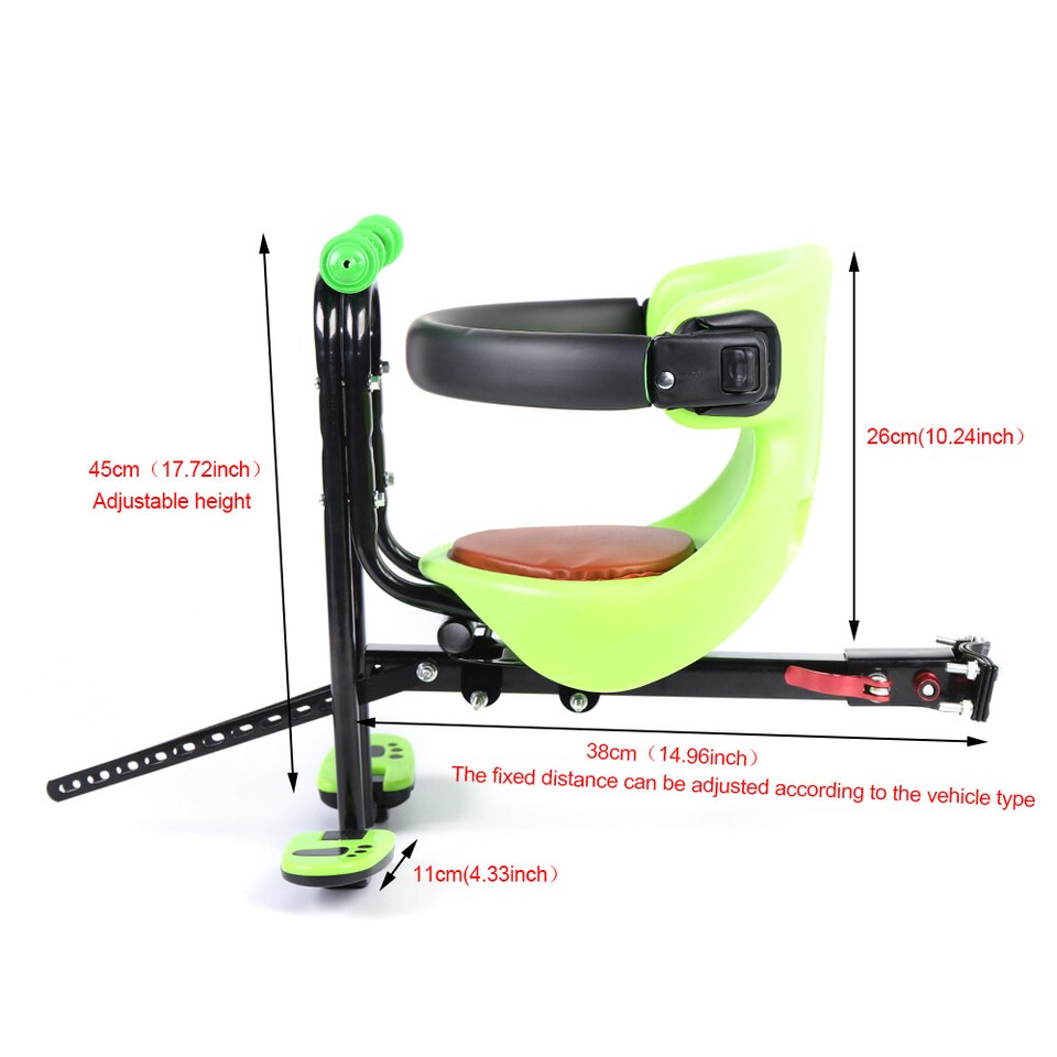 Bicycle Seat Kids Safety Chair Bike Front Child Seat Baby Carrier with