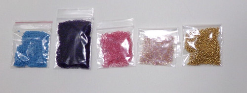 SIZE  12/0 - 14/0  CRAFT SEED BEADS   55 g   1.9  OZ  LOT BH34  bon88craft bz8cr