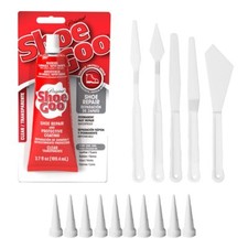Clear Shoe Repair Adhesive Bundle Includes 10 Snip Tip Applicators and a Set ...