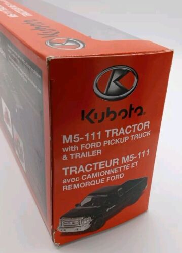 Kubota M5-111 Pull Back Tractor w/Bucket Trailer & Black F250 Ford Pickup - Picture 5 of 7