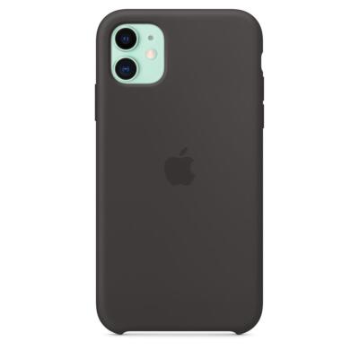 Genuine / Official Apple iPhone 11 Silicone Case - Black - New | eBay