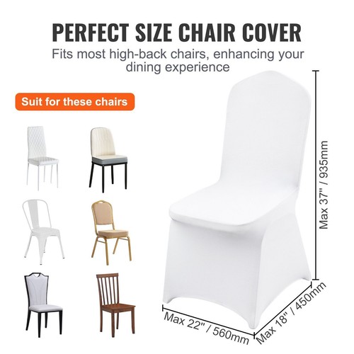 150PCS Stretch Spandex Folding Chair Covers Washable Protective Slipcovers - Picture 3 of 8