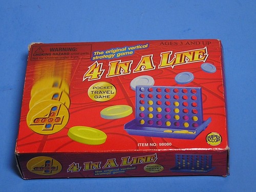 Vtg Child's Game - "4 in-a-line" The original vertical strategy game - Picture 1 of 5