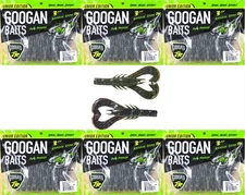 (6) Packs Googan Squad 3" Krackin' Craw Bama Bug Brand New In Pack