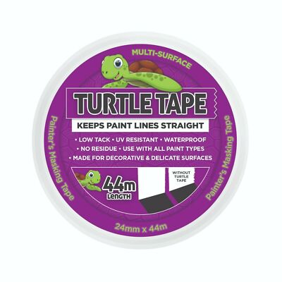 Schildkrötenband Multi Surface Maler Abdeckband 24mm/36mm x 44m Innenlackierung