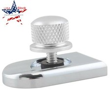 Rear Seat Screw Bolt Mount Knob Cover Chrome For Harley Touring Softail Dyna USA
