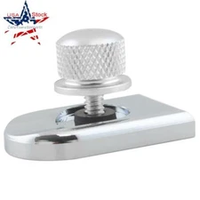 Rear Seat Screw Bolt Mount Knob Cover Chrome For Harley Touring Softail Dyna USA