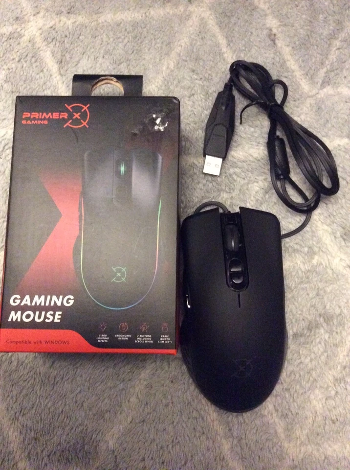 Multicolour LED Backlit Gaming Mouse. 5 Selectable RGB Colour Lighting Effects. - Image 4 of 4