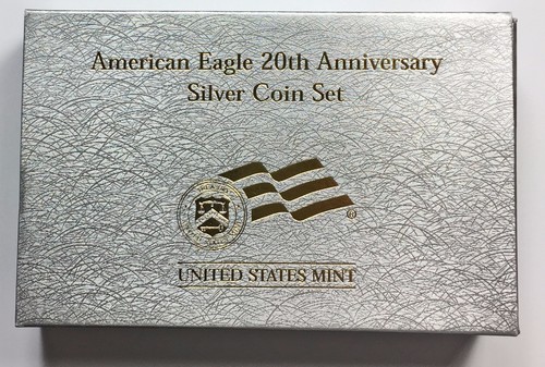 2006 American Silver Eagle 20th Anniversary Mint Box & COA NO Coins NO Capsules