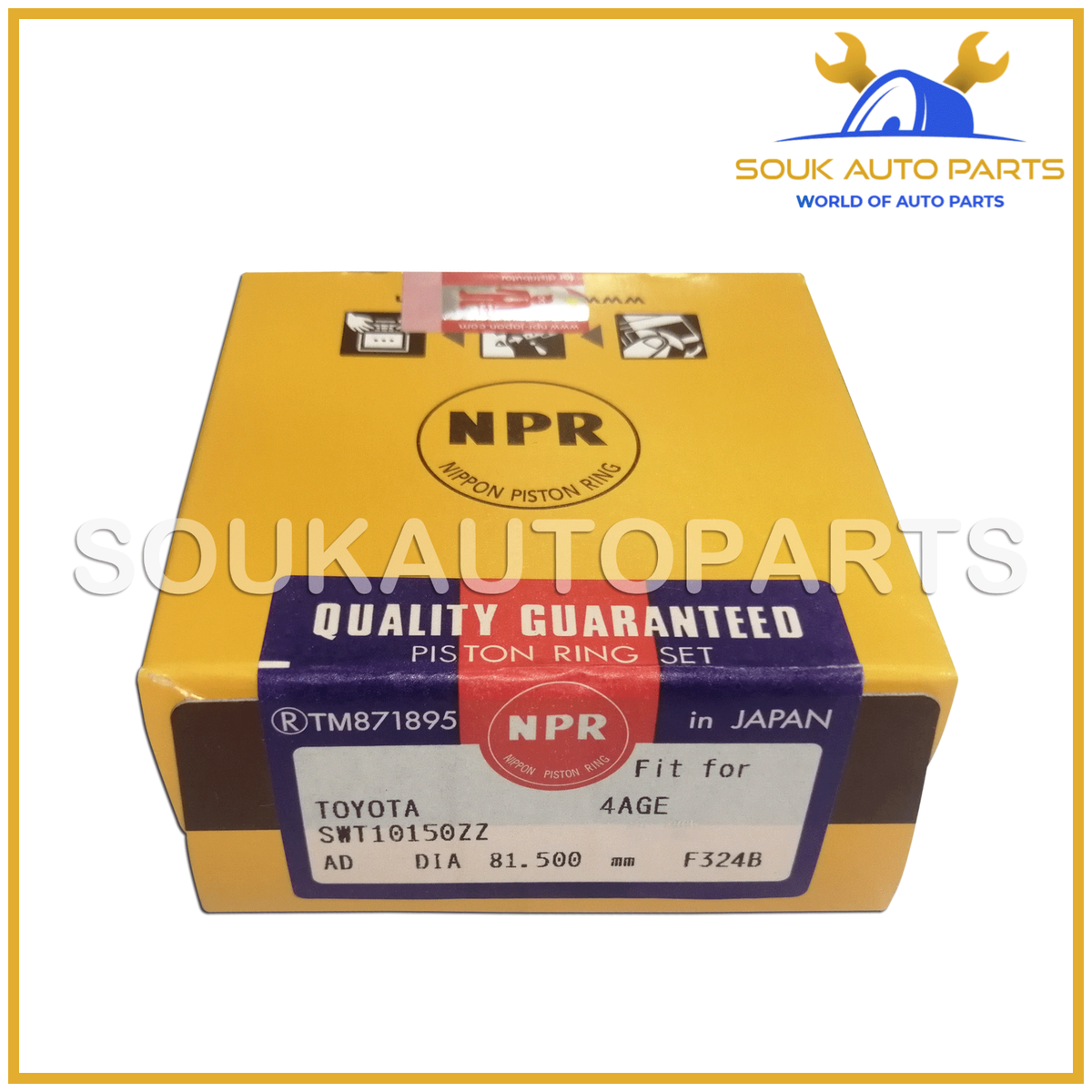 13011-16200 PISTON RING SET 4AGE 4AGZE 81mm For Toyota 13011-16200 PISTON RING SET 4AGE 4AGZE 81mm For Toyota