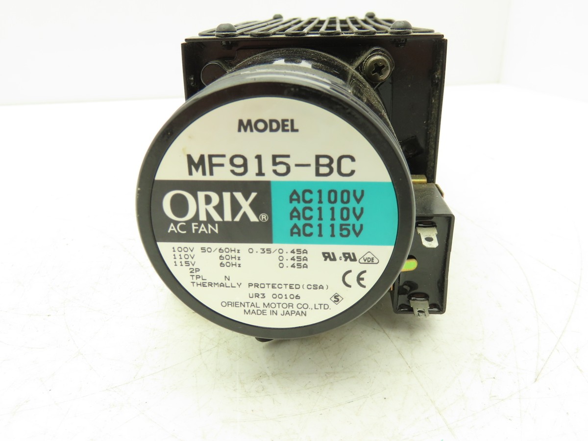 Orix MF915-BC Cross Flow AC Fan 115V Squirrel Cage 2-1/2