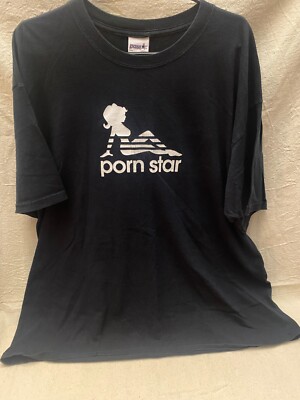 Vintage RARE Sexy woman Porn Star Tshirt Black XL pornstarclothing