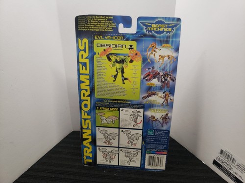 NIB 2000 TRANSFORMERS BEAST MACHINES EVIL VEHICON OBSIDIAN HELICOPTER #80479 - Picture 3 of 3