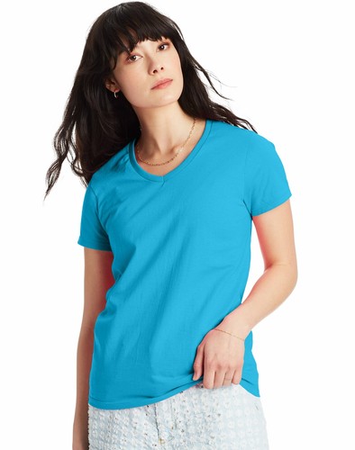 Hanes Relaxed Fit V-neck T-Shirt 