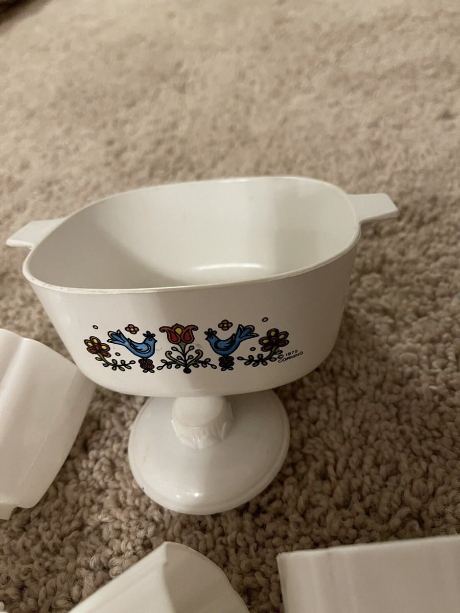 Vintage Chilton CORNING WARE Play Dishes SET Casserole Dish Coffee