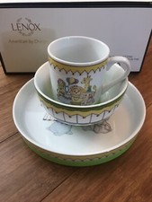 Lenox Circus Friends 3 Peice Children's Dinner Set New