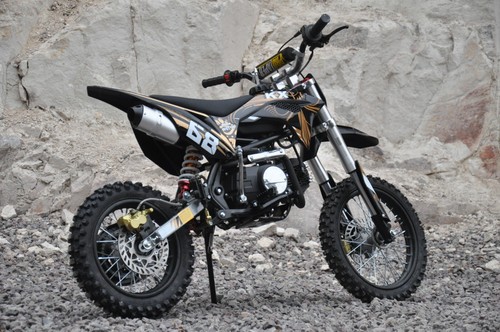 MOTOWORKS 125CC PLUS DIRT TRAIL PIT MOTOR 2 WHEELS PRO BIKE Kick start BLACK - Picture 5 of 16