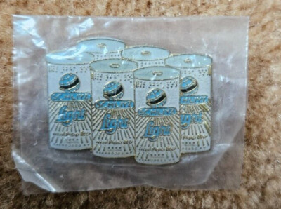 BEER SCHLITZ Light Pilsner 6 PACK Lapel Pin vintage new flawless