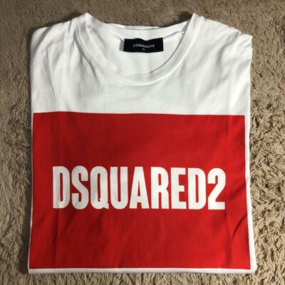 Dsquared2 Print T-shirt White Size XL Used From Japan | eBay